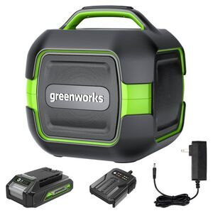 Greenworks -  POWERALL 24V Outdoor Bluetooth Portable Green